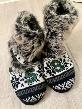 Michigan State Sweater Slippers